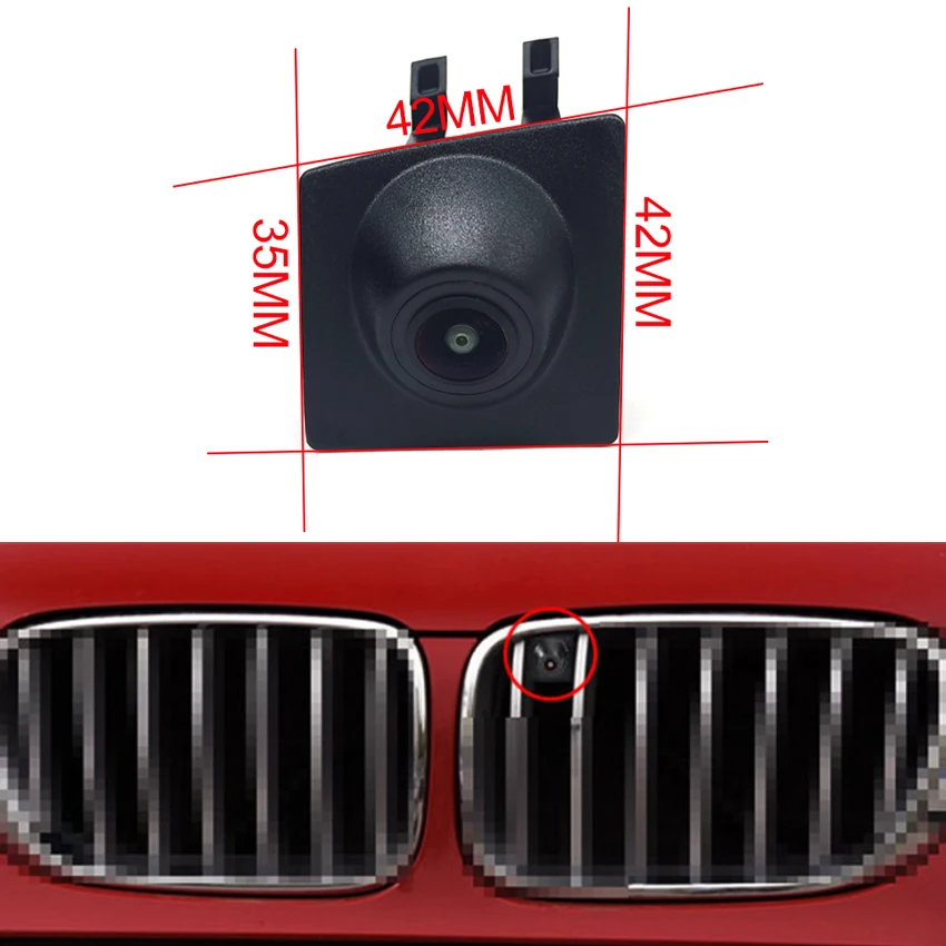 Telecamera anteriore per auto AHD HD 1080P per BMW E60 F30 F10 E46 E39 X5 E53 E39 F11 X3 E83 F25 E90 F31 E82 E61 X1 E84 F48 E70 E92