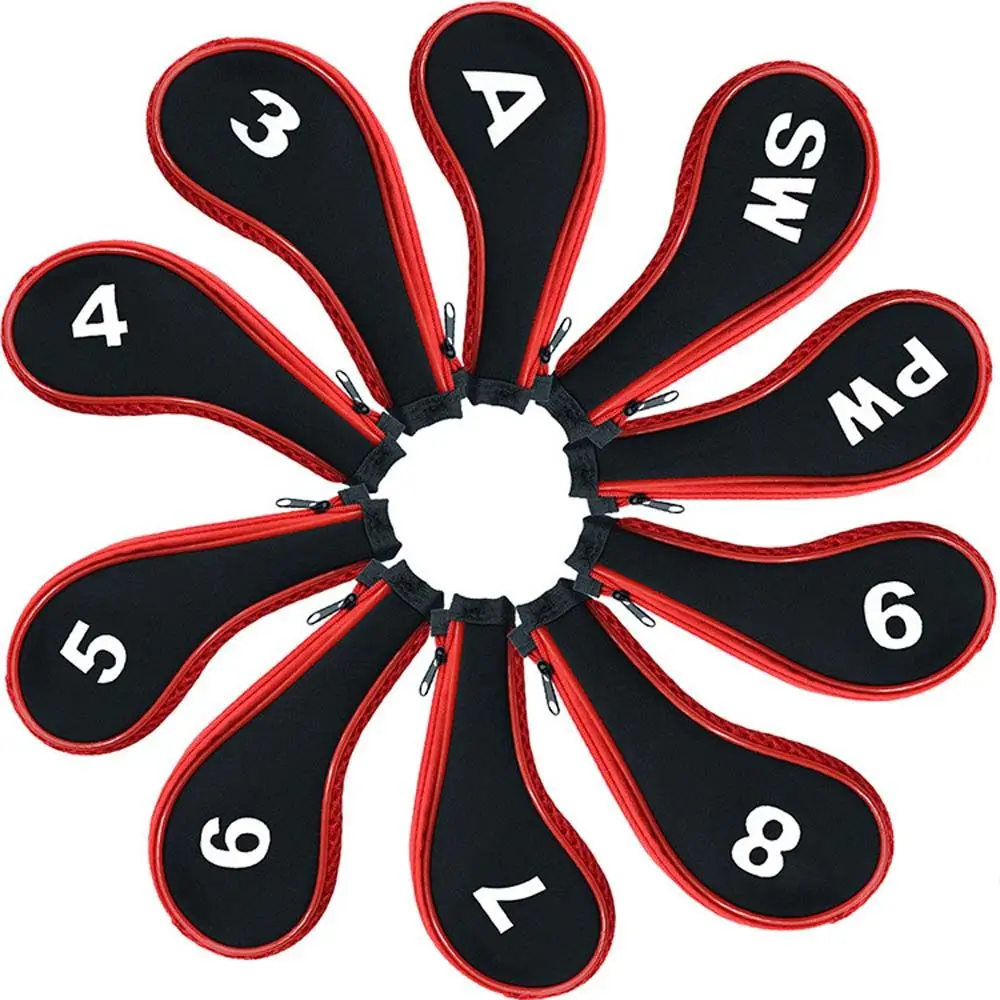 

Design Zipper Golf Iron Covers Set Golf Training Equipment Golf Club Cover Golf Head Cover Golf Headcovers Golf Iron Headcover