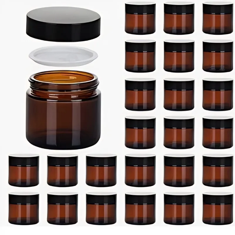 Acacia Wooden Seal Lid Thickened Glass Jar, Clear Household Kitchen Storage Canister for Cereal Spices Dry Fruit