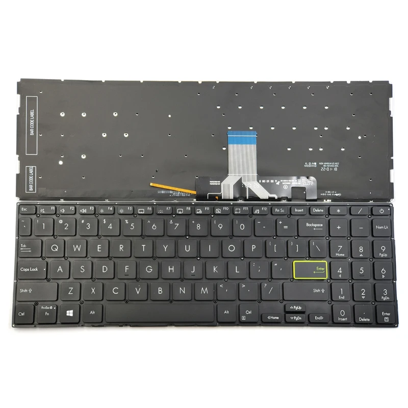

New For Asus X521 X521EA X521EQ X521F X521FA X521FL X521IA X521JQ X521UA Laptop Keyboard US Backlit