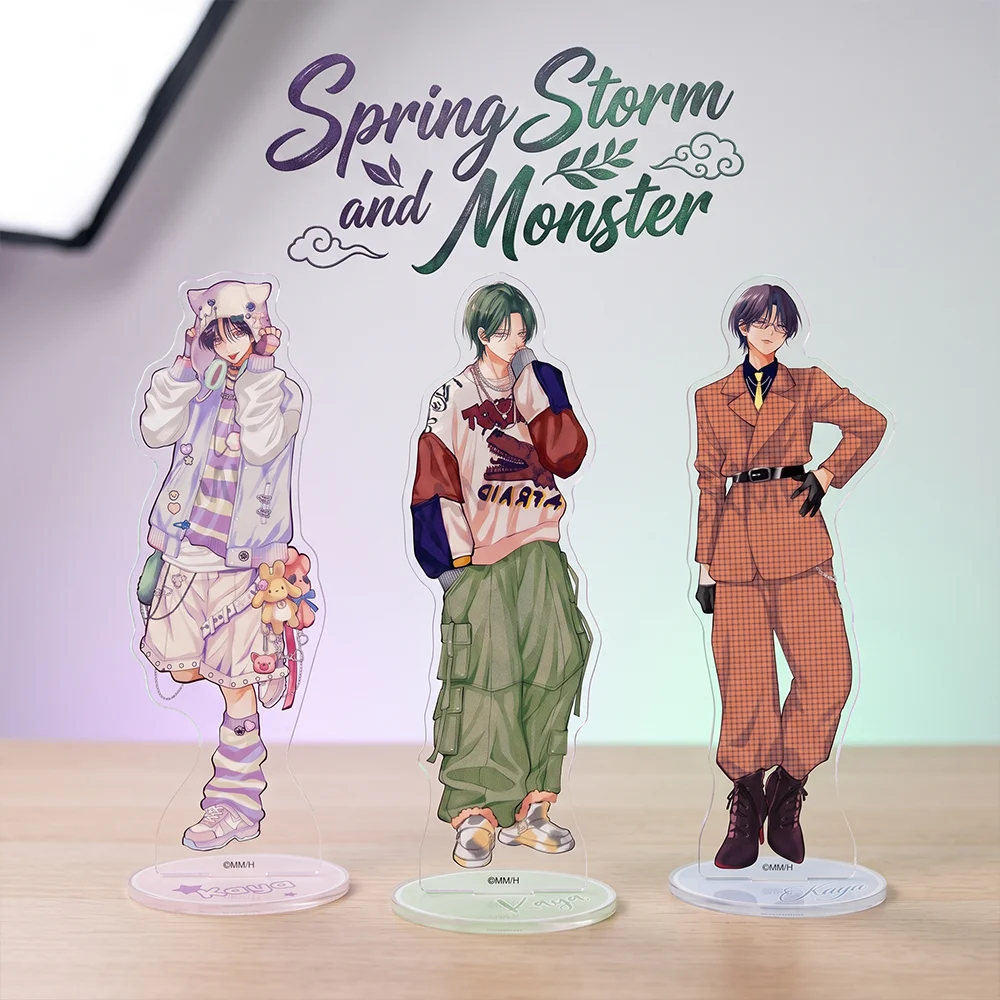 Spring Storm and Monster Amamine Haruno 15CM Acrylic Stand Keychain 2026 New Anime Stand Desktop Display Collectible Gift