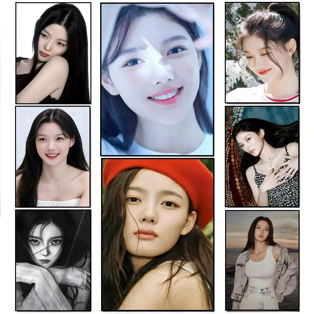 Charming Versatile Korean Actress K-Kim You Jung Poster Poster HD  Waterproof Wall Sticker Bar Living Room Decor Gift
