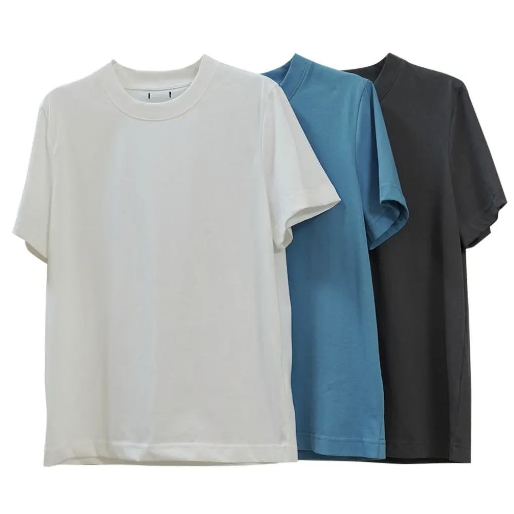 

Lu Fu женская футболка в корейском стиле с круглым вырезом и короткими рукавами, свободный H-образный повседневный топ, приятный для кожи низ, дизайн на лето