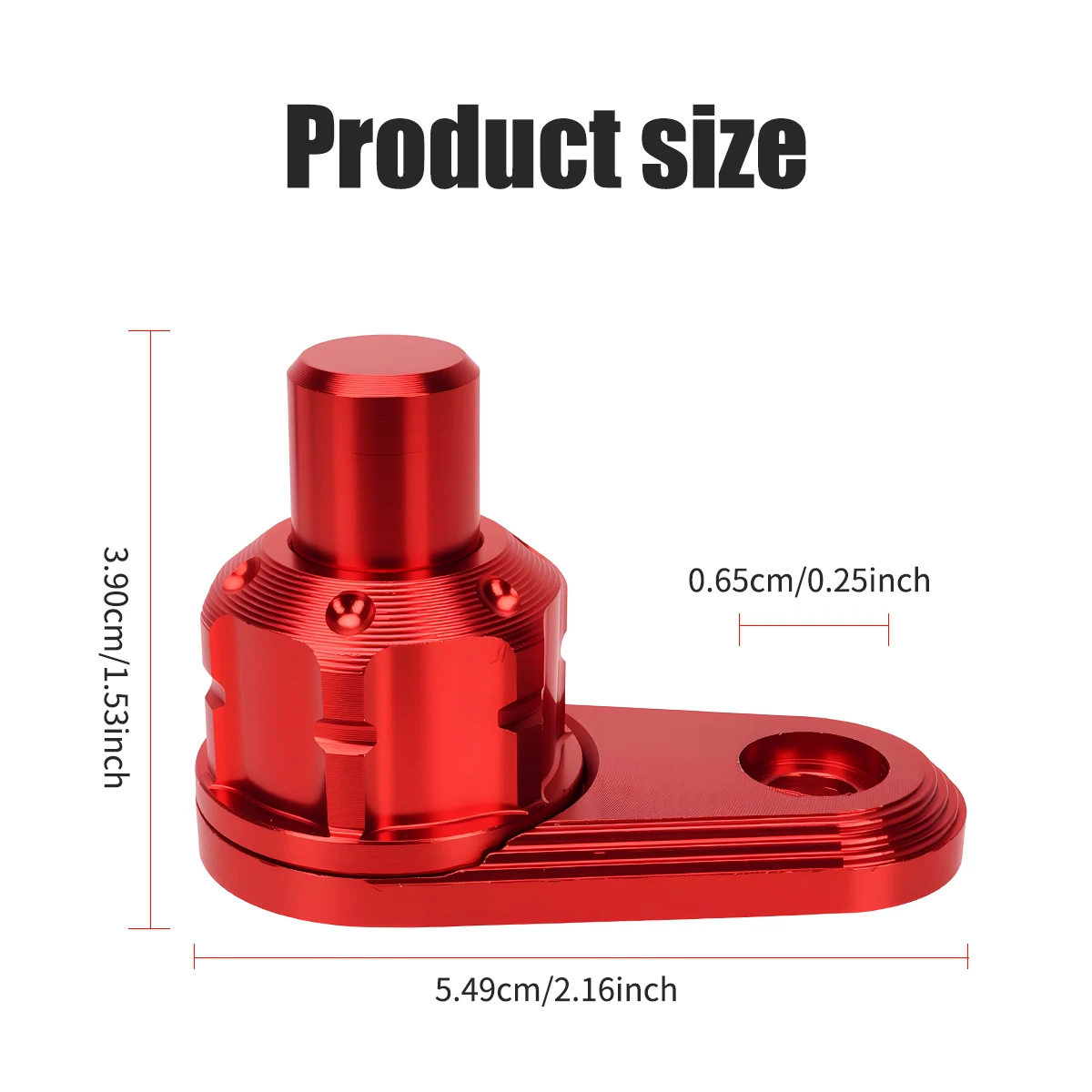 Motorcycle Parking Brake Lever Switch Button Lock CNC Aluminum Motorcycle Modification Accessories Suitable for Honda Yamaha