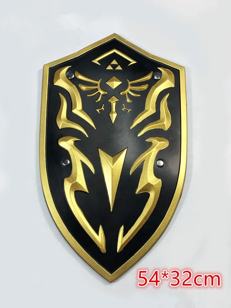 Game Link Sky Shield and Sky Sword 54cm PU Props Cos Royal Shield Halloween Cosplay Weapon cosplay Stage props toys