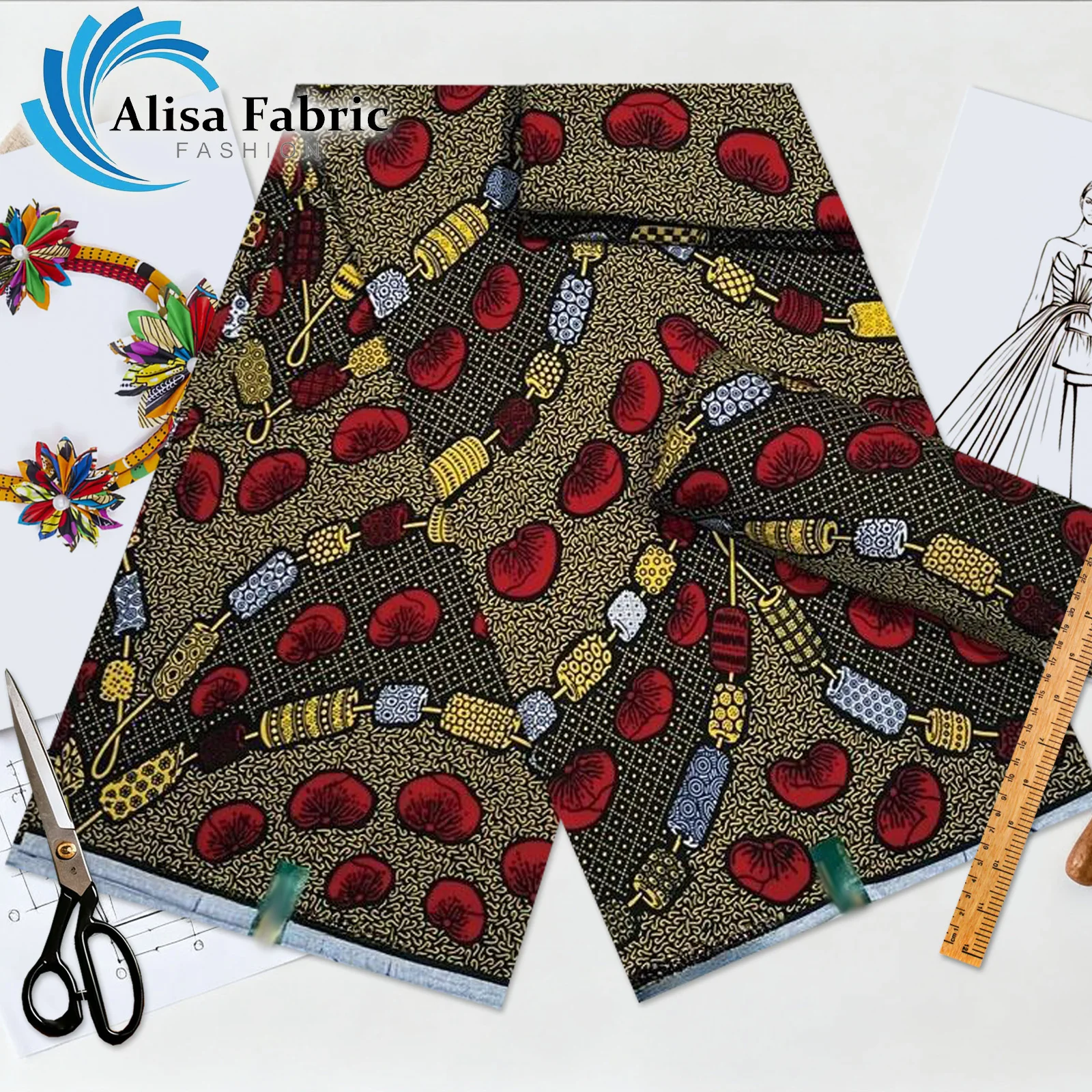 

2025 newest African fabric high quality 6yards veritable guaranteed nigerian fabric for man and woman