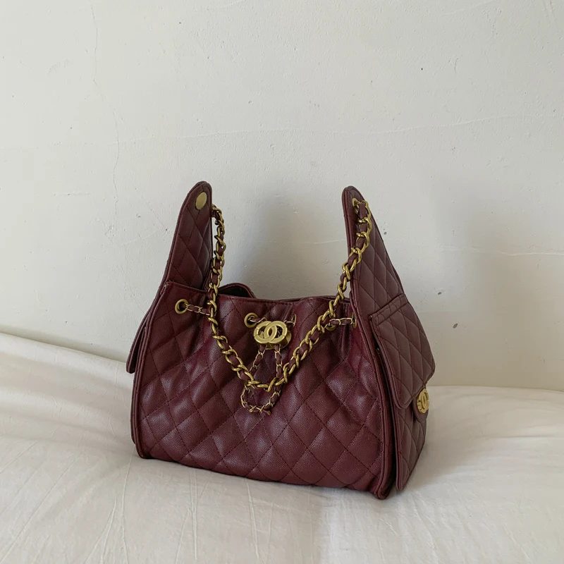 مجموعة حقيبة كروس وحقائب يد نسائية أنيقة - مادة جلدية تصميم كلاسيكي للسيدات من الفاخرة #1