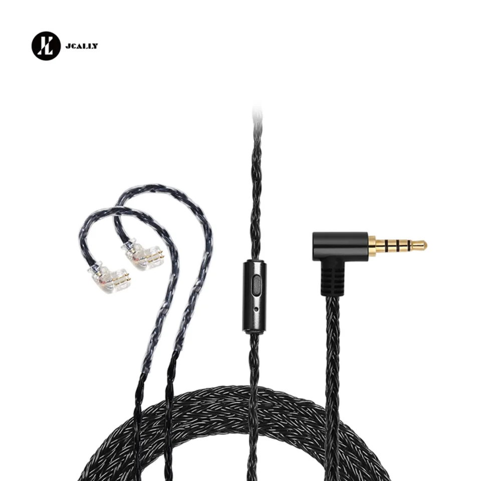 JCALLY JC16S 16 Strand 5N OFC HIFI Earphones Upgrade Cable With
