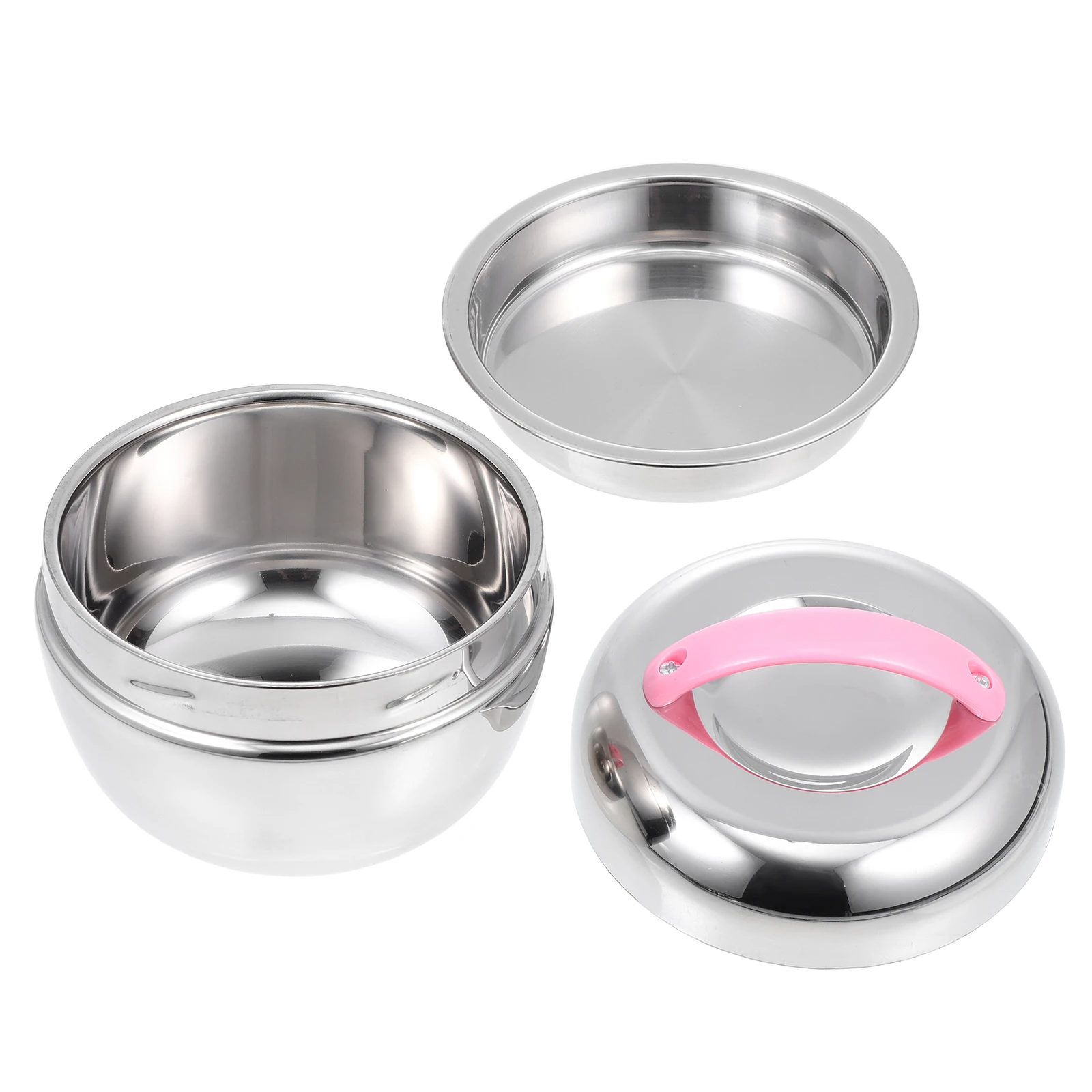 

Thermal Lunch Box Stainless Steel Bento Case Leak Proof Food Storage Box Double Layer Design Portable H held Kitchen Bar