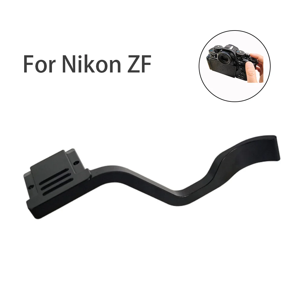 

ZF Metal Thumb Up Grip Camera Hot Shoe Cover for Nikon ZF Protector Thumb Rest Support Holder Accessories