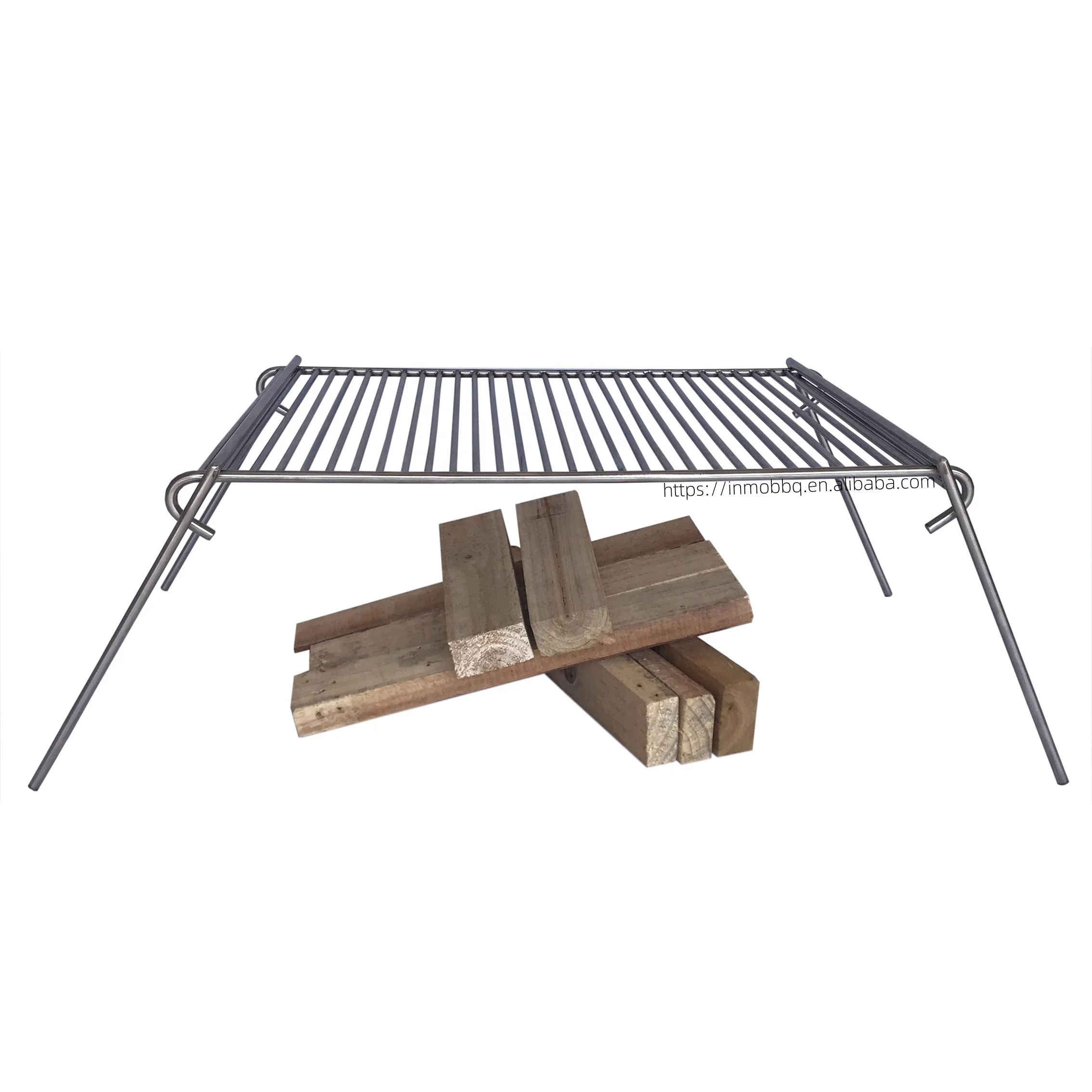 Portable Charcoal BBQ Grill Folding Outdoor Barbecue Grill for Camping Picnic