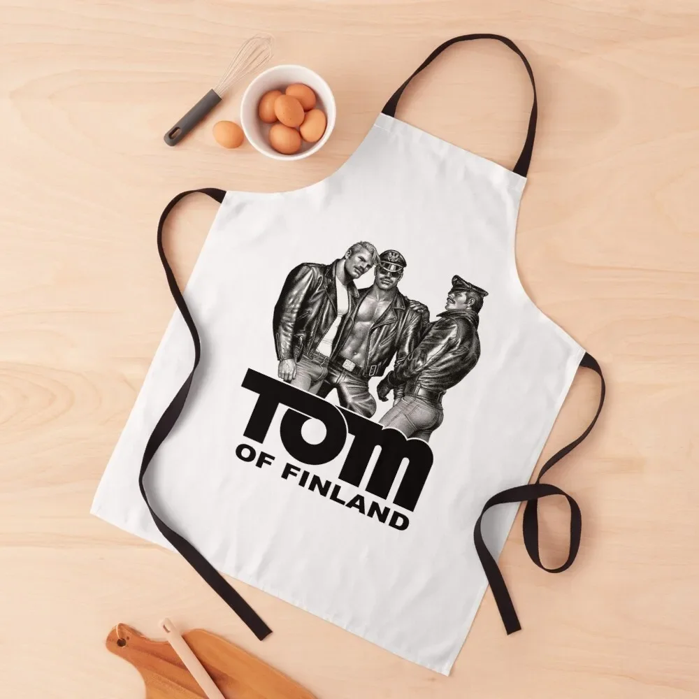 

TOM OF FINLAND - KINK (WHITE) Apron christmas 2025 professional hairdresser kitchen gadgets Cute Kitchen Apron