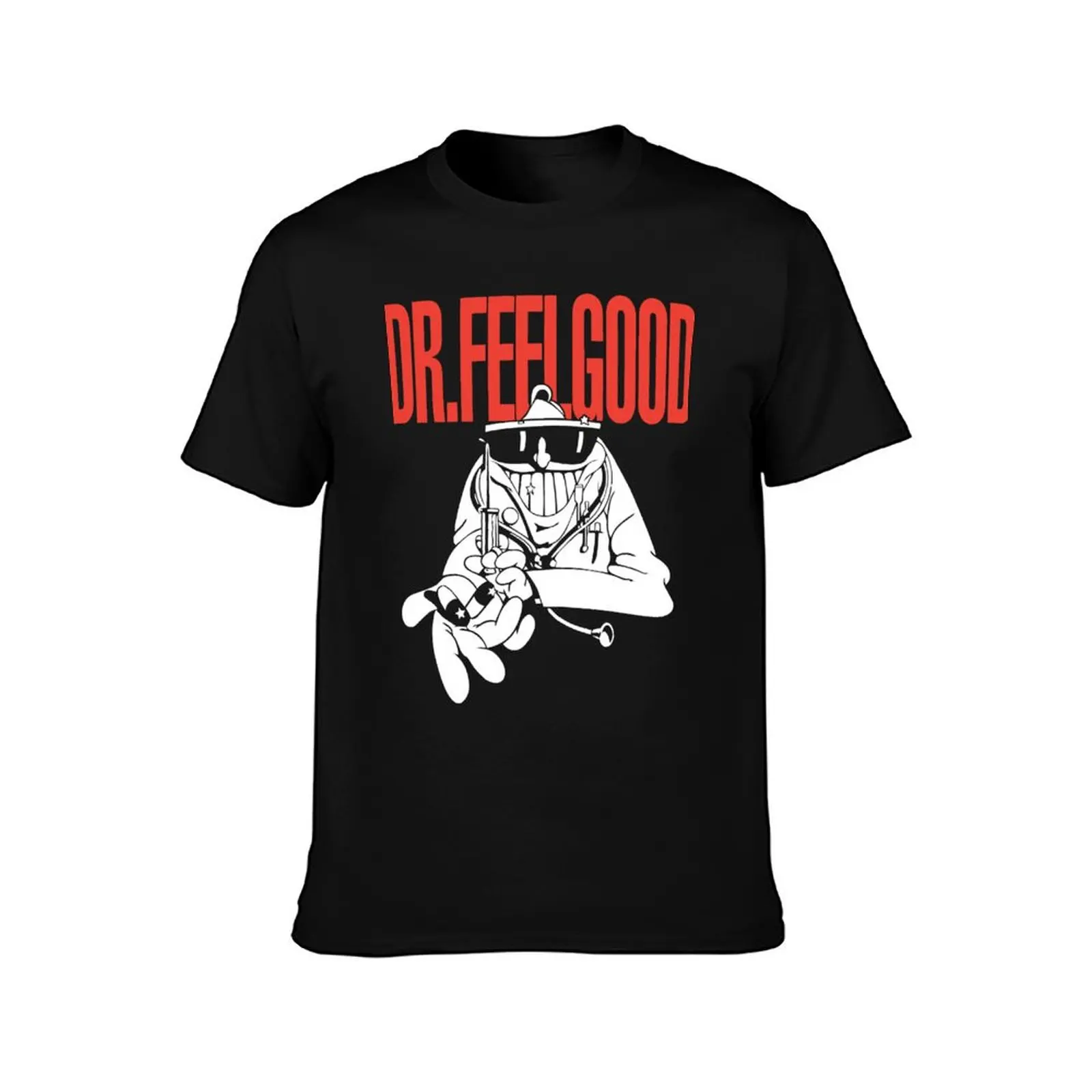 Funny Gift For Animal Dr Feelgood Dark Grey Vintage Photograp T-Shirt Creative Graphic Tee Shirt T-Shirt