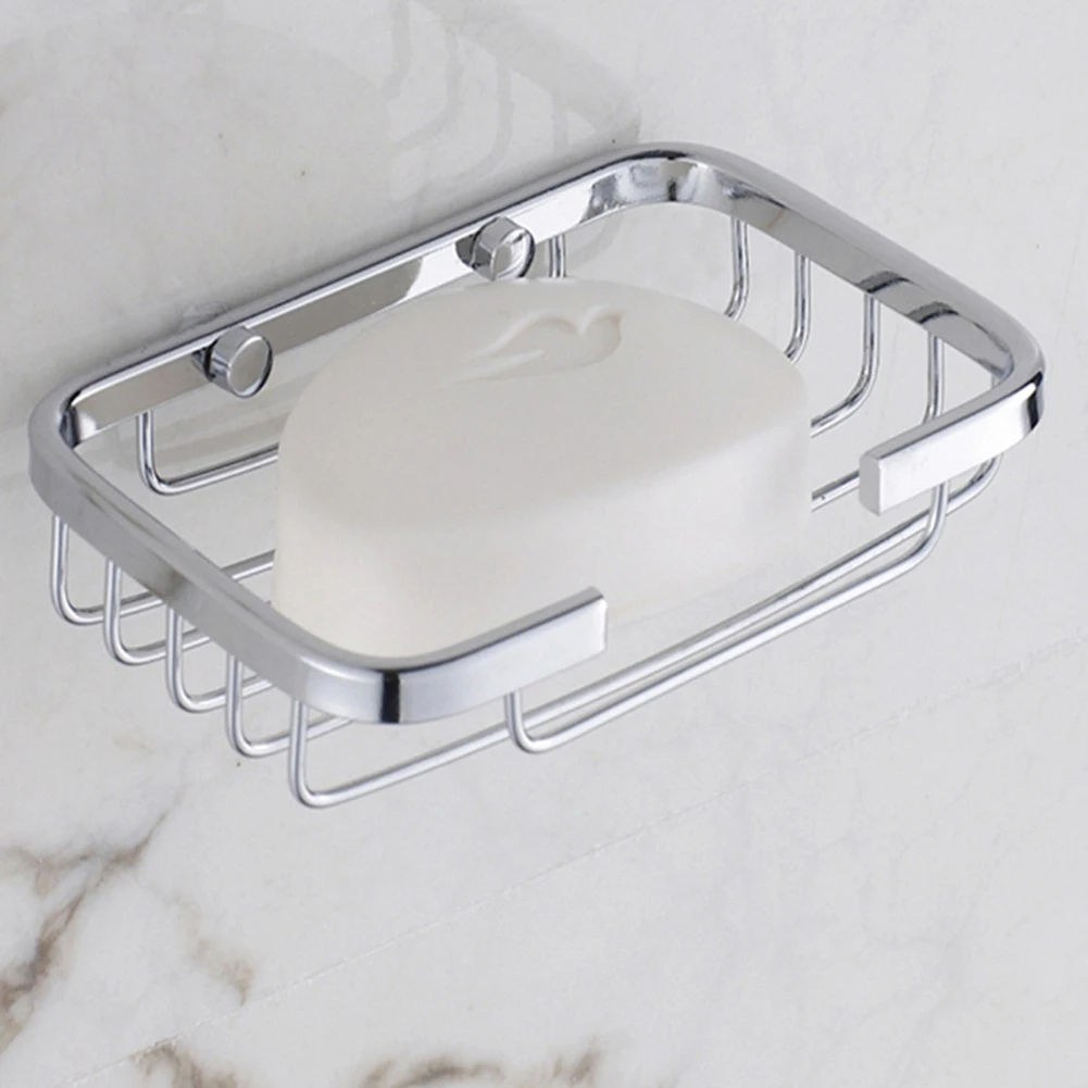 

Bathroom Rack Soap Dish Bathroom Storage Drain Soap Boxes Soap Net Rack Soap Storage Stainless Steel New Arrive