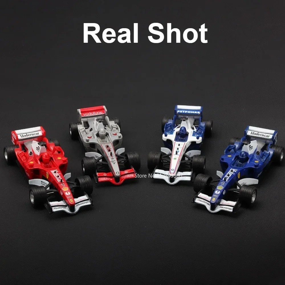 Modelo de coche de carreras de fórmula a escala 1:32, juguete de simulación de aleación Diecast City Speed, modelos de coches de rally, decoración, sonido, luz, juguetes para niños