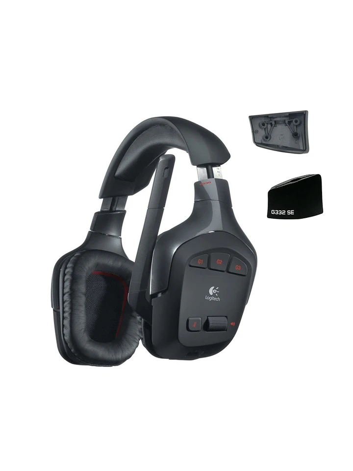 LOGITECH-g930 g432 g430 g431 g332 g230有線ゲーミングヘッドセット