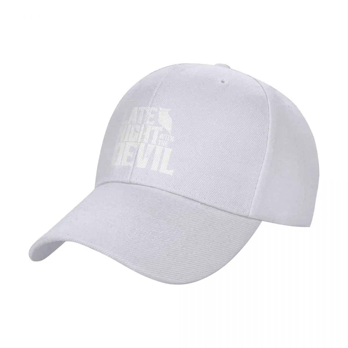 Late Night With The Devil - White Baseball Cap Beach Outing Military Tactical Cap Golf Trucker Cap Women's 2024 Men's