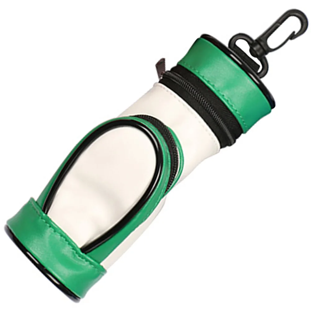 Ball Bag Pu Draagbare compacte opslag voor golfpraktijk Herbruikbare hangende tas Houder Golfbalzakaccessoires
