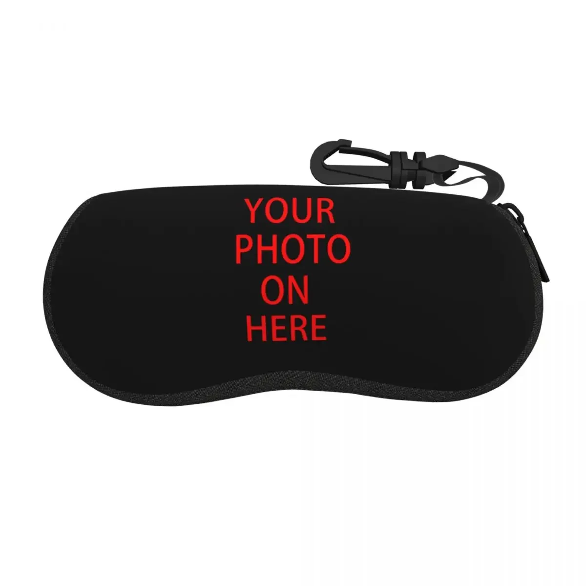 Custom DIY Logo Sunglasses Soft Case Neoprene Zipper Customized Photo Print Shell Eyeglass Case Protective Box For Glasses