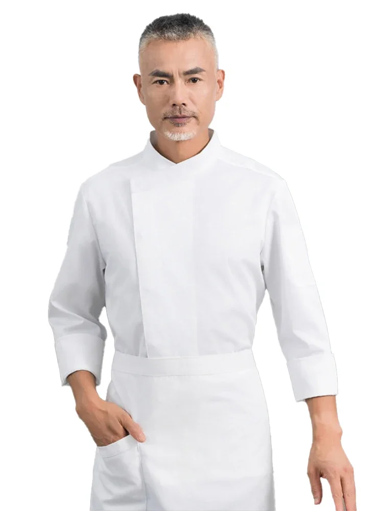 Chef Shirt Hotel Kitchen Coat Cook Jacket Restaurant Catering  Cooking Uniform Bakery Bellboy Clothe Cafe Waiter Working Clothes