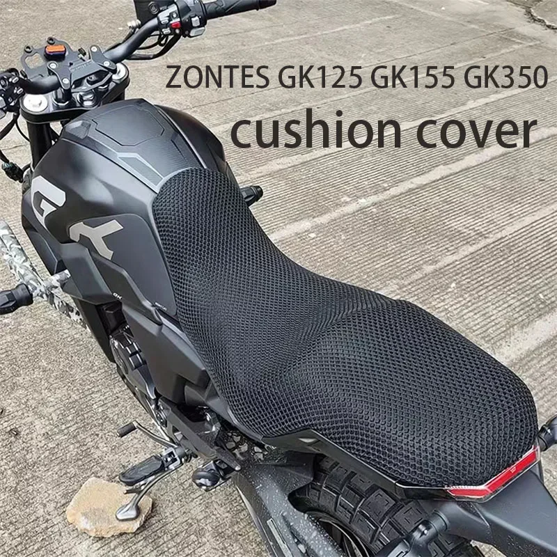 Neue Für Zontes G1-125 G2-125 Kissen Abdeckung Motorrad Atmungsaktive Kissen Fit ZONTES GK125 GK155 GK350 125GK 155GK 350GK – Detail 1