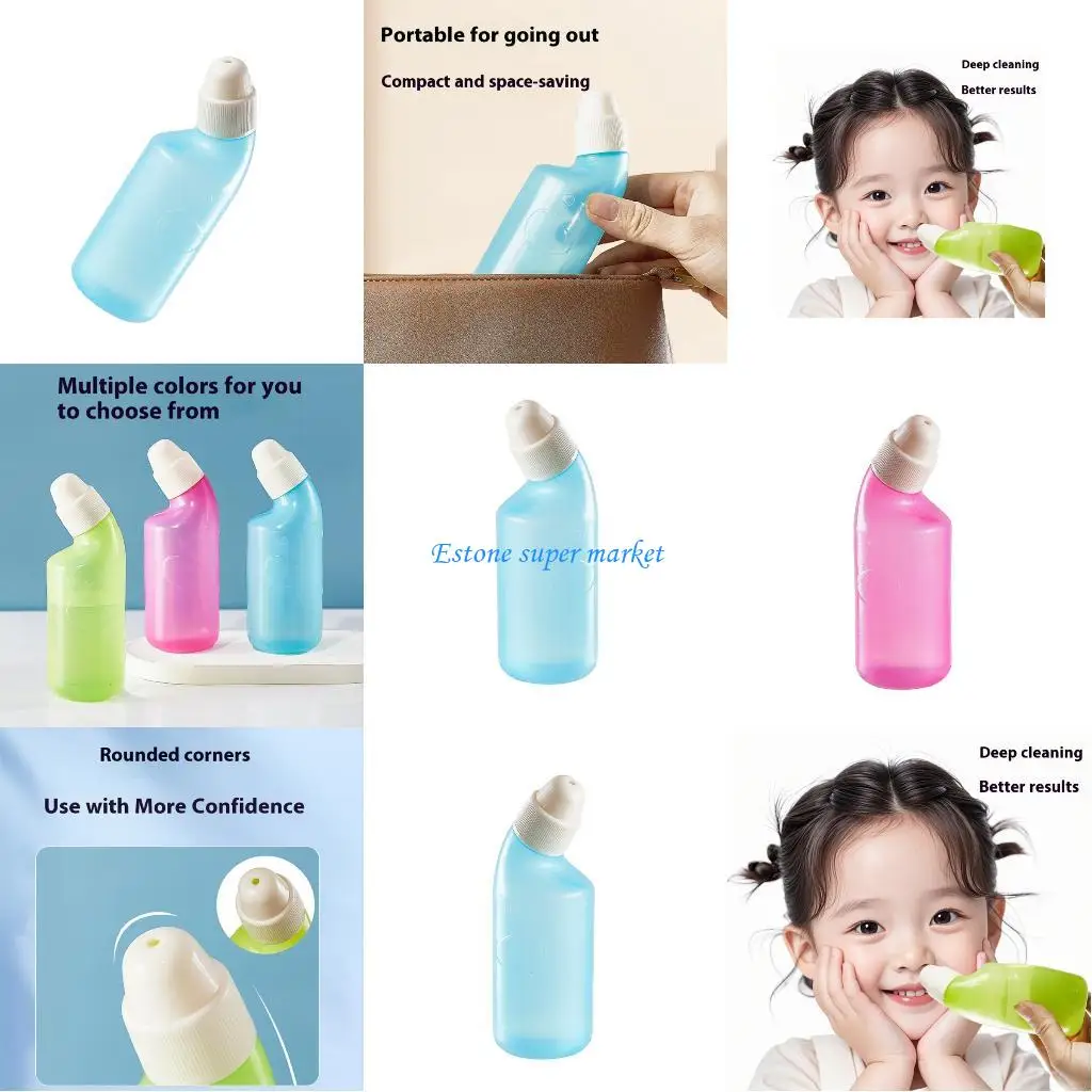 

090B Pediatric Nasal Hygiene Tool Gentle Sinus Flush System For Daily Respiratory Health Maintenance