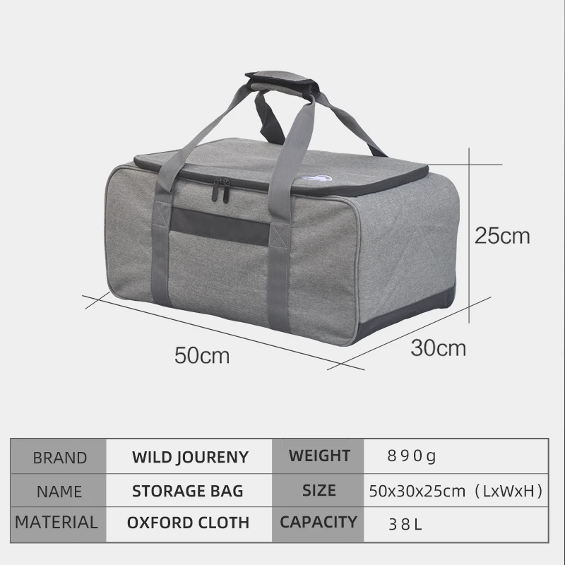 Imagem -04 - Bolsa Multi-funcional Exterior do Armazenamento Equipamento de Acampamento Equipamento Portátil Grande Capacidade Viagem Selvagem