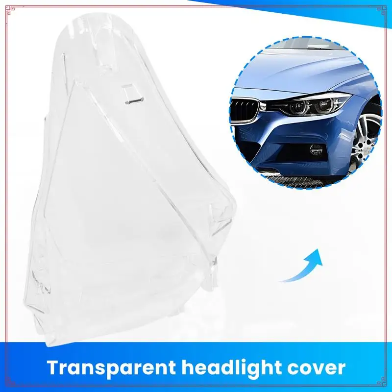 

Side Car Headlight Lens Cover Head Light Lamp Shade Shell Cover For-BMW 3 Series F30 F31 2016-2018 320 328 330 340