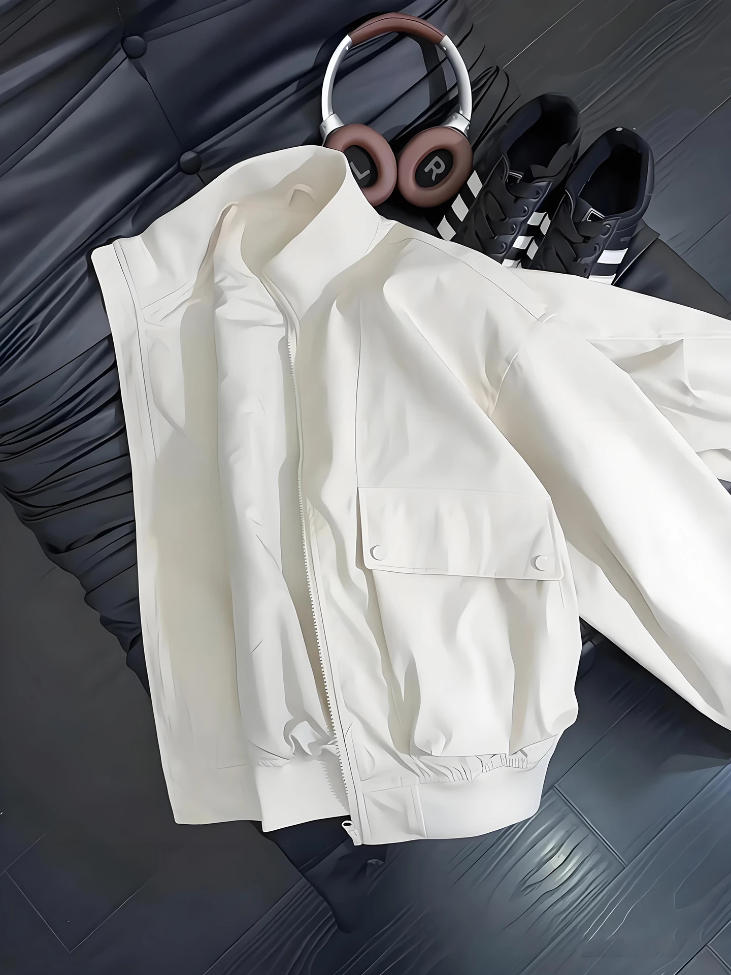 

Мужская демисезонная куртка-бомбер в американском стиле, повседневная, свободного кроя, рабочая, с воротником-стойкой, в бейсбольном стиле