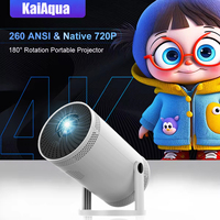KaiAqua Android 11 390ANSI FY300 Projector 4K Native 1080P Dual Wifi6 BT5.0 Cinema Outdoor Portable Projetor Upgrated FY300 NEW