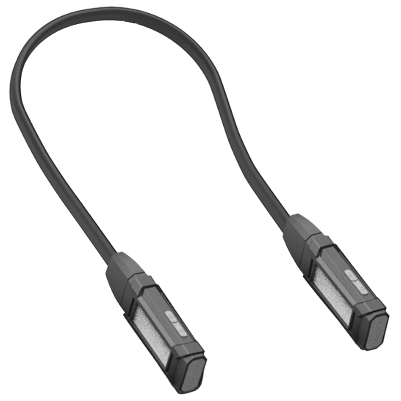 Luz para el cuello Linterna de emergencia Luz tejida Luz de libro de luz de ganchillo alrededor del cuello, Luz de trabajo recargable flexible