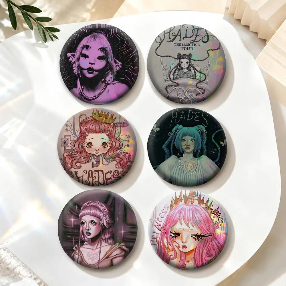 HADES M-Melanie Martinez  Badges Creative Tinplate Button PinsBrooch Badge Clothes Backpack