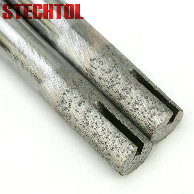 6–16 mm flaches Ende, gesinterte Steinwerkzeuge mit Nut, Diamant-CNC-Fräser, Gravurschneider, Schlitzen, Bodenfräsen, Schneiden von Granit – Detail 22