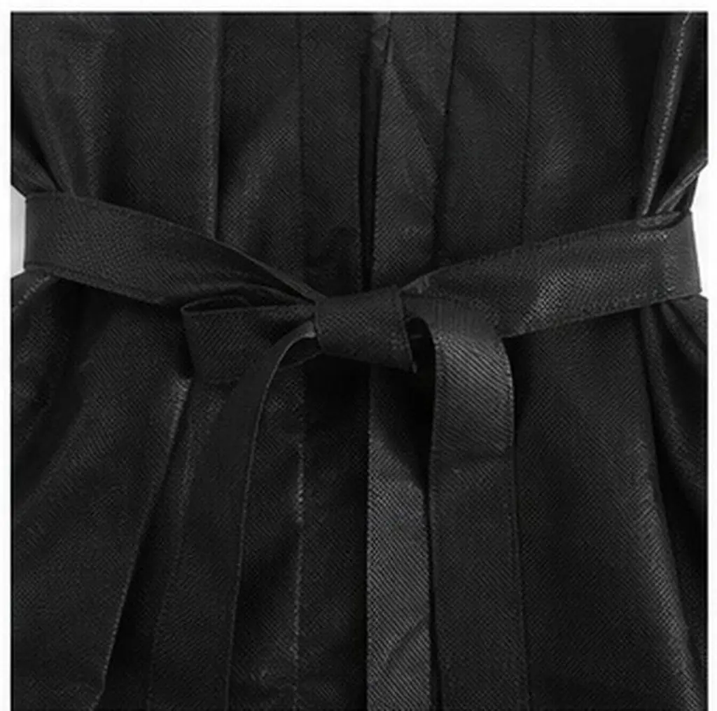 10Pcs Disposable Bathrobe Skin-Friendly Soft Comfortable One-Time Bath Skirt for Spa Sauna Salon Beauty Treatment Sweat Steaming