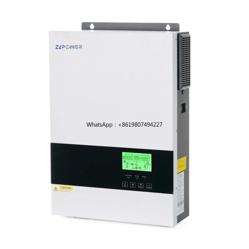 

New Product PVM 5.5KW 48V Hybrid Solar Inverter Pure Sine Wave Power Factor 1.0 Support Parallel Function 9 Units Built in MPPT