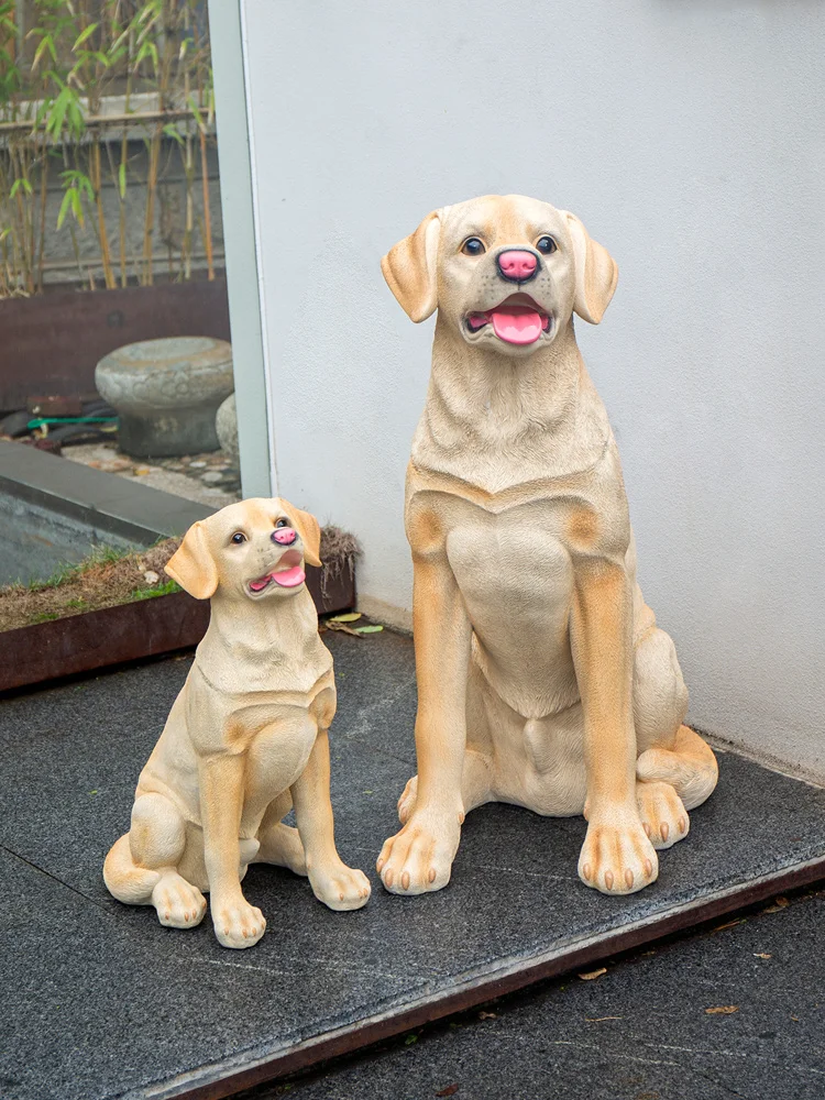 

Home Decor Dog Statues Garden Courtyard Decorative Cartoon Animal Statues Office Welcome Statue Housewarming Gift Opening Gifts