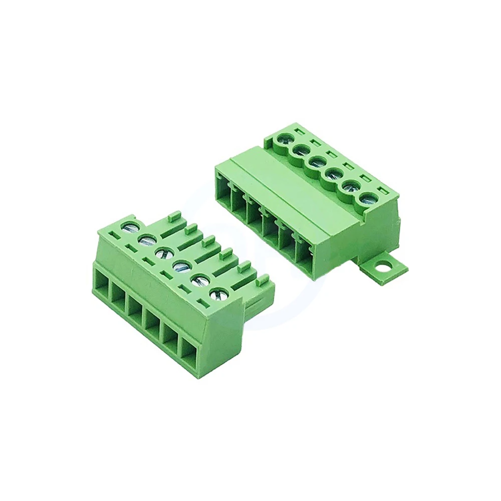(5 Sets) KF 2EDGRK + 2EDGK 3.81mm Fixed Baseplate Solderless 15EDGRKC + 15EDGK 3.81 Pair Plug Plug-In Terminal Block 2-24Pin