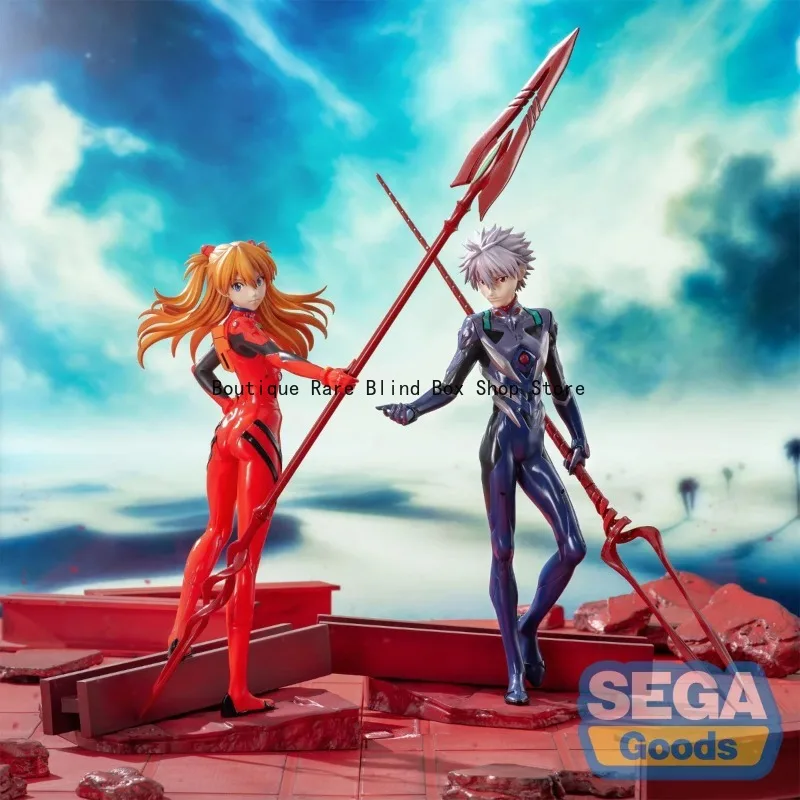 Originele SEGA Neon Genesis Evangelion Asuka Langley Soryu & Nagisa Kaworu-Boxed Anime Figuur Collectible Model Toy voor Gift