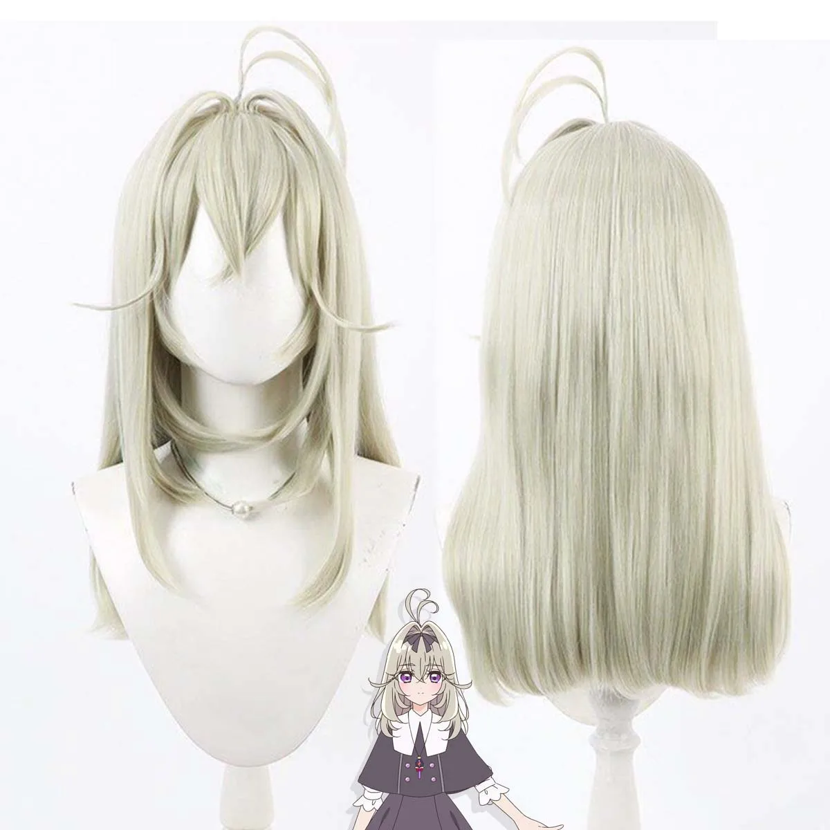 

Аниме-парик детектив Мория Рурука для косплея, термостойкий, из синтетических волос