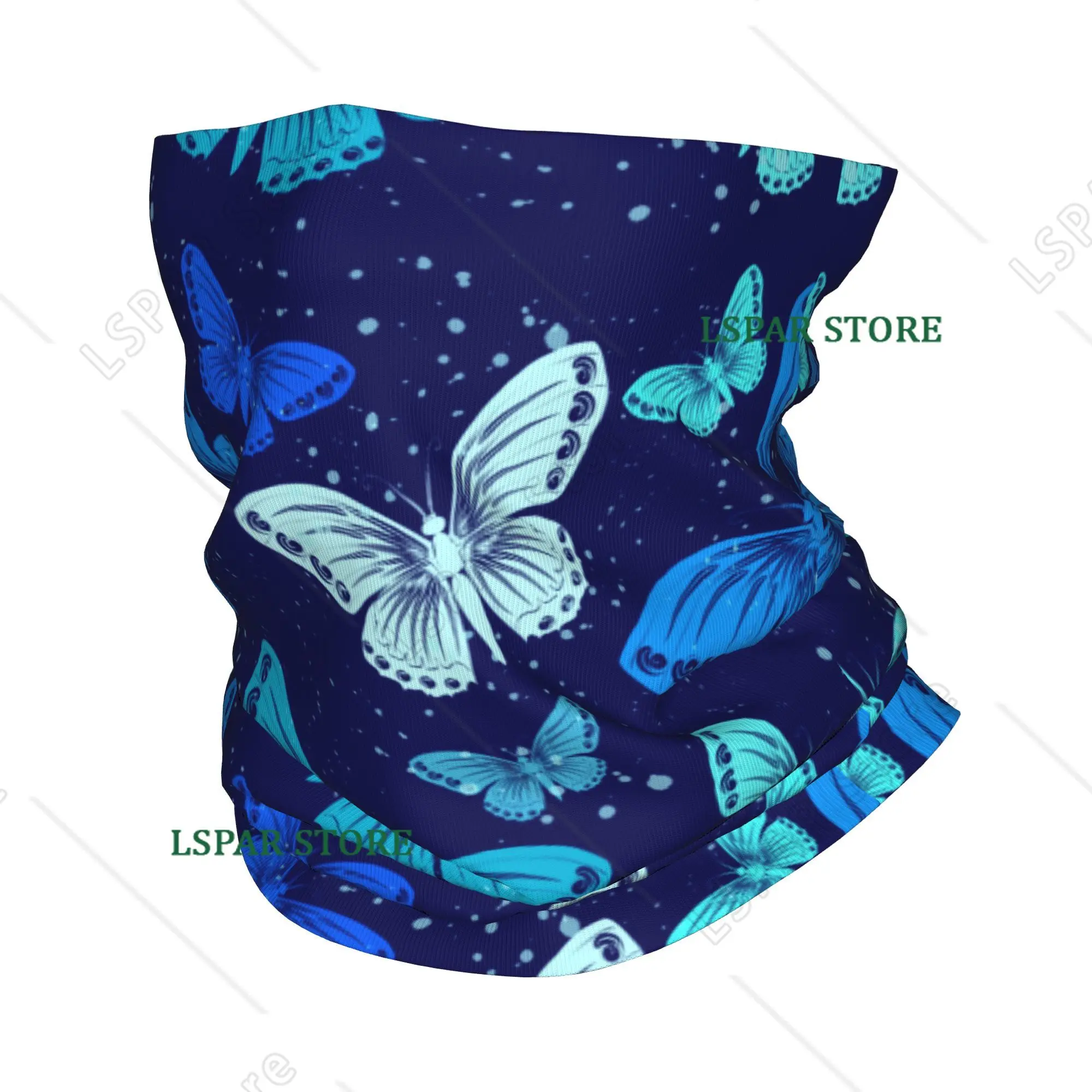 

Brilliant Butterfly Bandana Neck Gaiter Printed Face Scarf Warm Headwear for Men Women Adult Washable