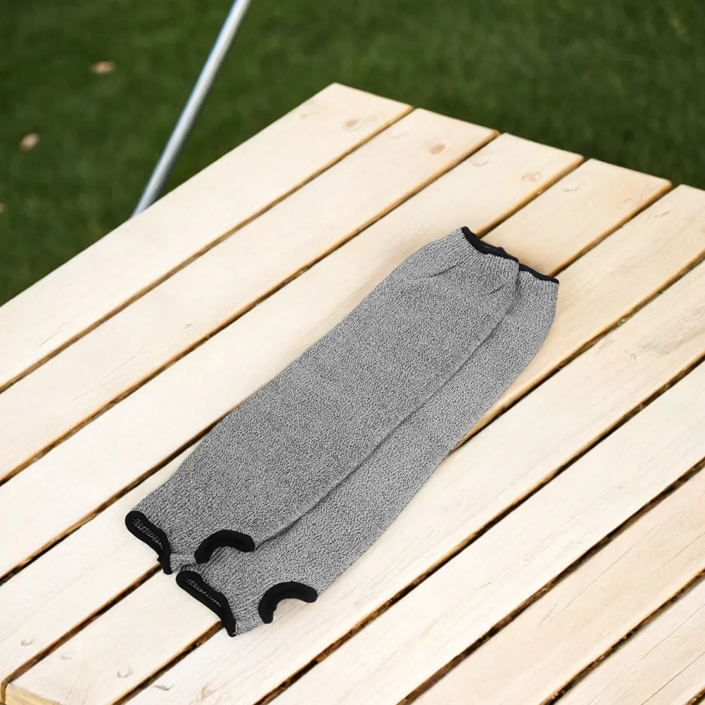 

4Pcs Cut Resistant Arm Sleeves High Strength Breathable Thumb Hole Protective Guards Industrial Welding Gardening Forearm