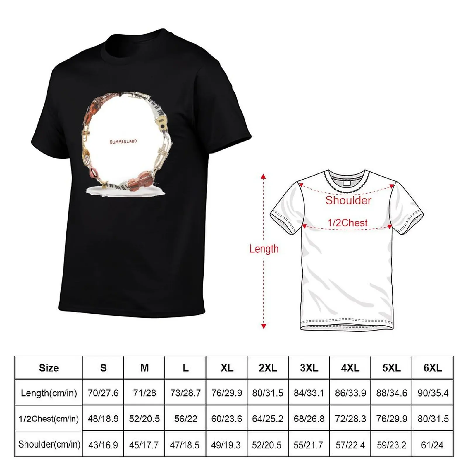 Bummerland AJR T-Shirt printed t shirts for man t shirts for man cotton funny t shirt man designer T-Shirt