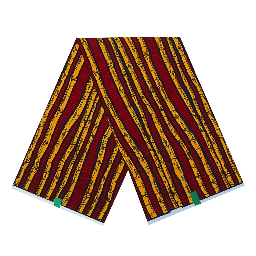 Imagem -04 - Verdadeiro Tecido de Impressão de Cera Africano Nigeriano Real 100 Algodão Ankara Macio Pagne Batik Design Original Novo