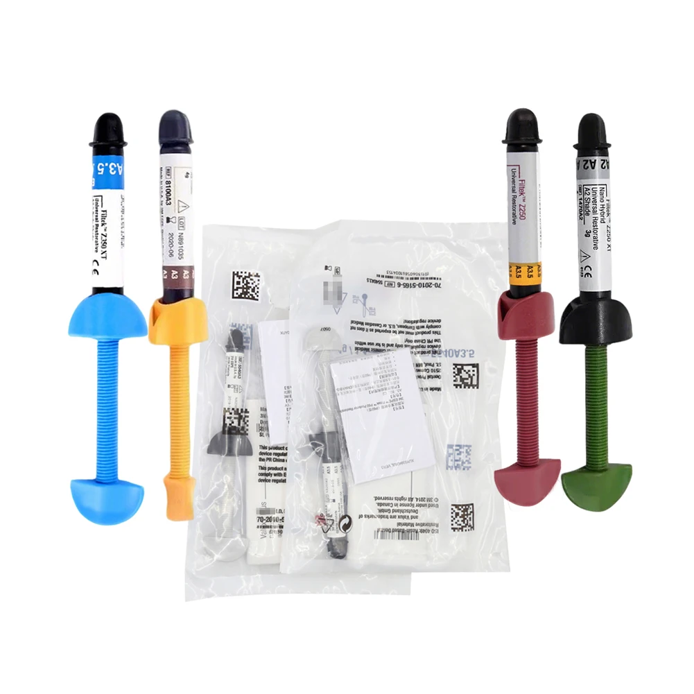 

Стоматологическая реставрационная композитная смола Valux Plus P60 Z250 Z250XT для клиник, для пломбирования передних и задних зубов, нанокомпозитная смола в шприце