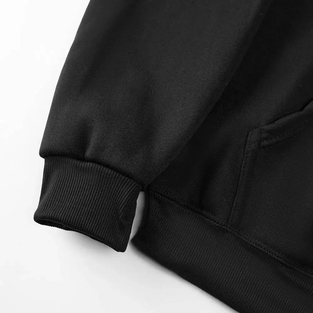 Sweater hoodie pria dan wanita model longgar 330G bahan tebal dengan motif Natal, koleksi terbaru 2025
