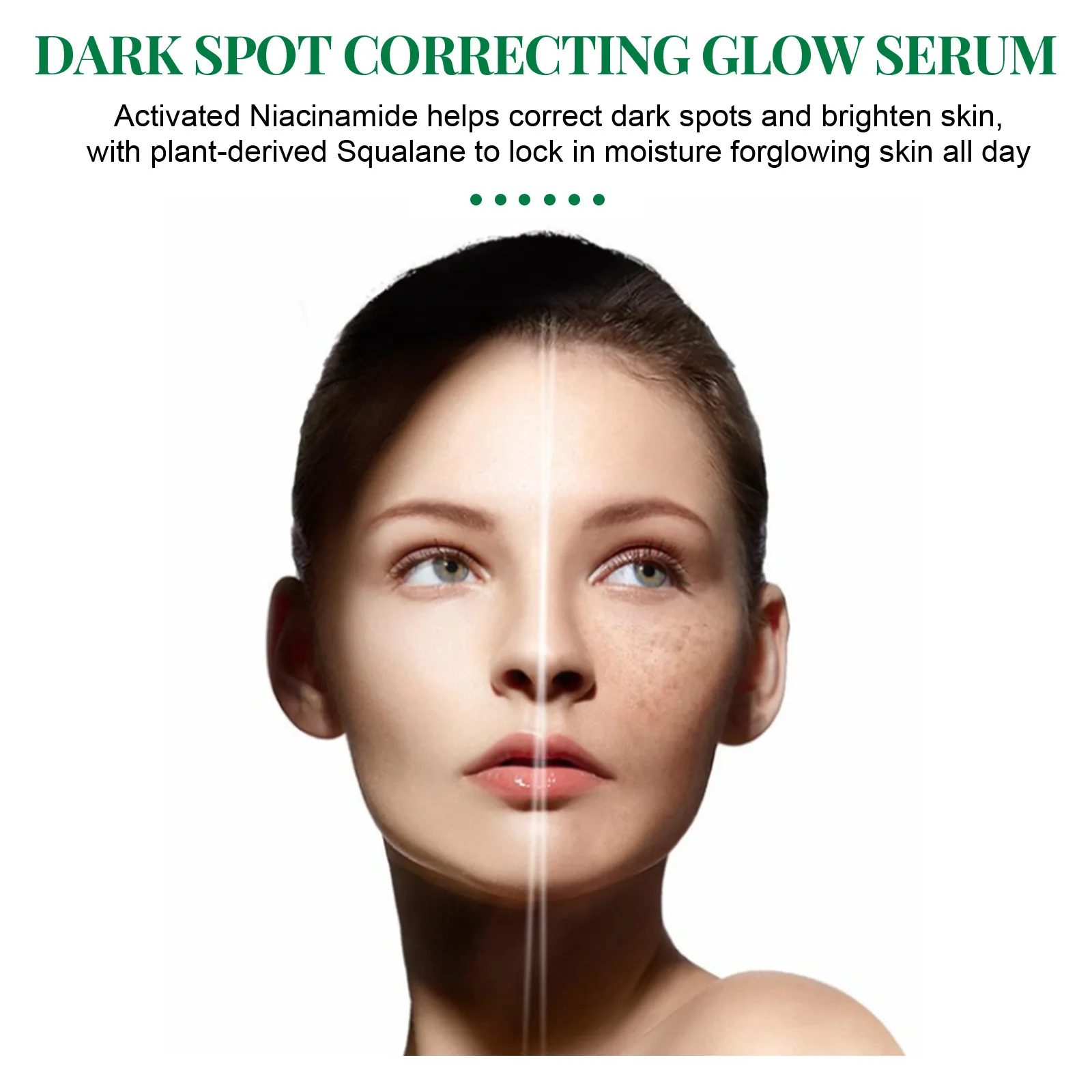 Dark Spot Correcting Glow Serum 50ml Whitening Waterproof Brightening Serum Lightens Soothes