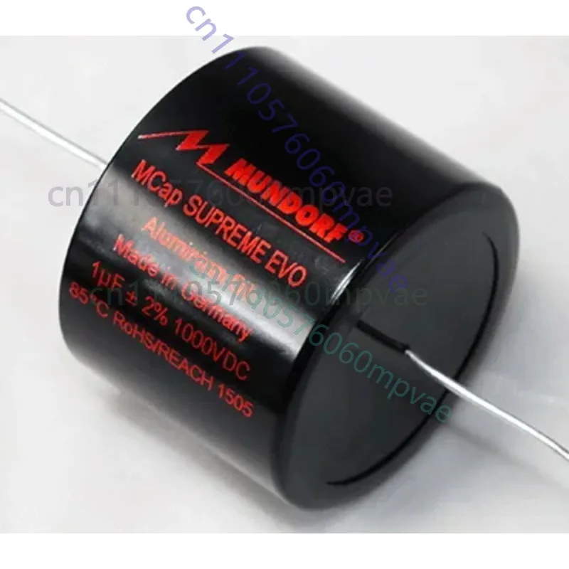 

1 шт. Mundorf Mcap Supreme EVO Oil Aluminum Series, конденсатор-частотный разделитель с масляным охлаждением