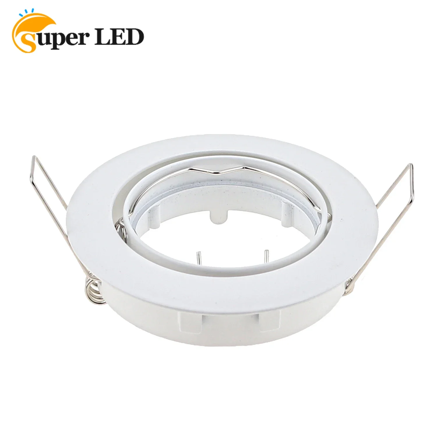 

EYEBALL CASING FREE GU10 HOLDER ROUND SQUARE MR16 SPOTLIGHT FITTING SINGLE HEAD LAMP CEILING RECESSED DOWNLIGHT