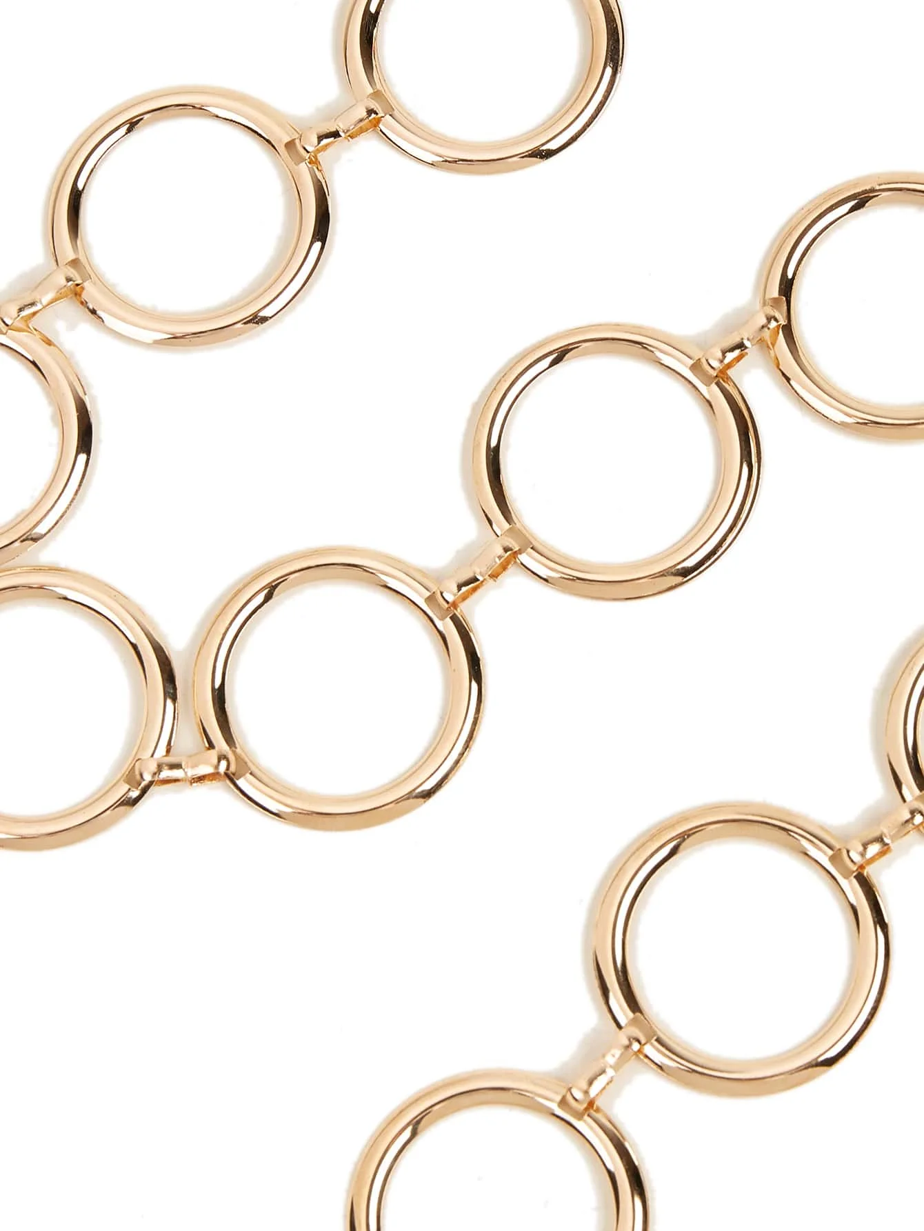 Circle Decor Chain Belt