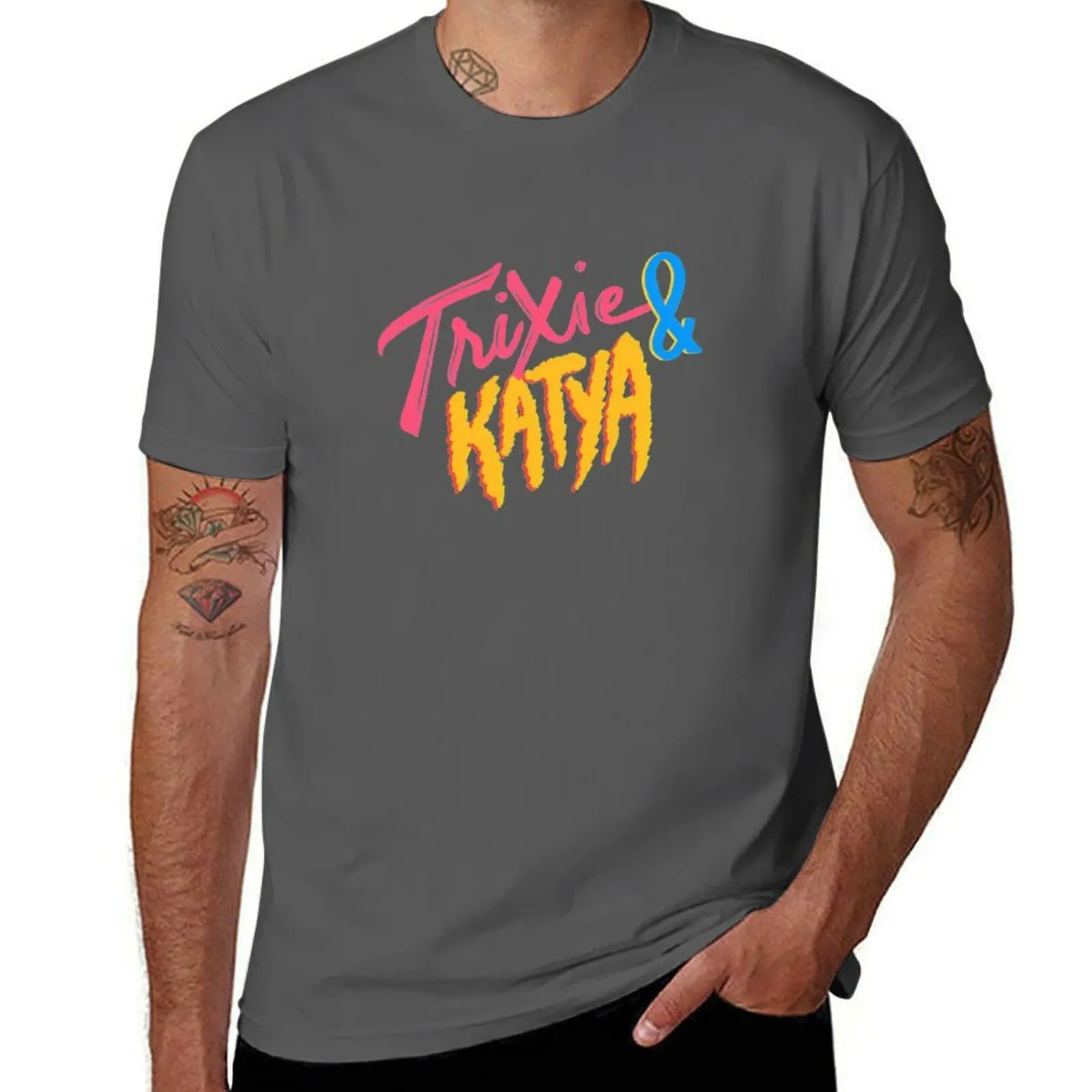 

Trixie and Katya T-Shirt cotton tshirt 100% cotton t shirt pack T-Shirt